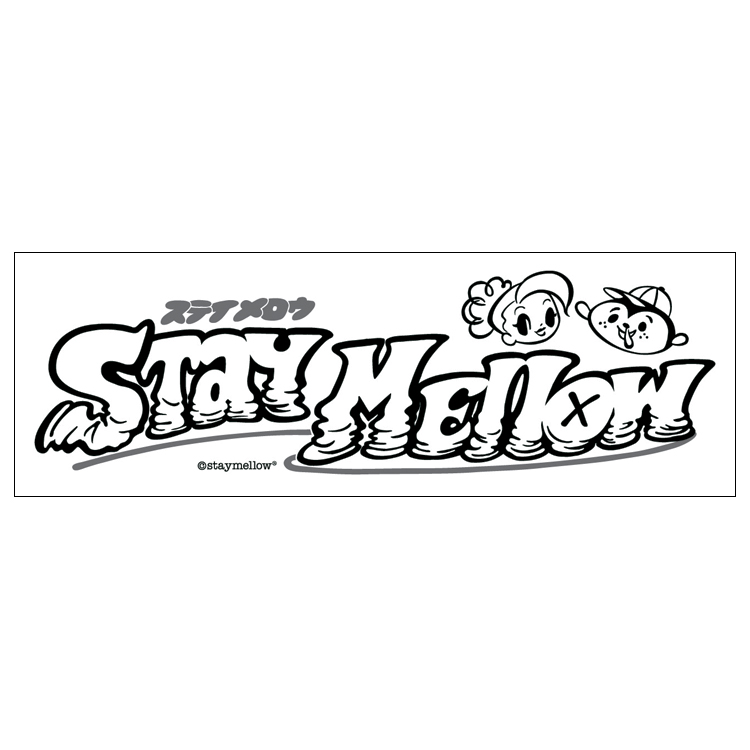 “STAYMELLOW logo” PVC STICKER